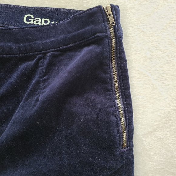 Velvet side zip navy leggings - Picture 4 of 4